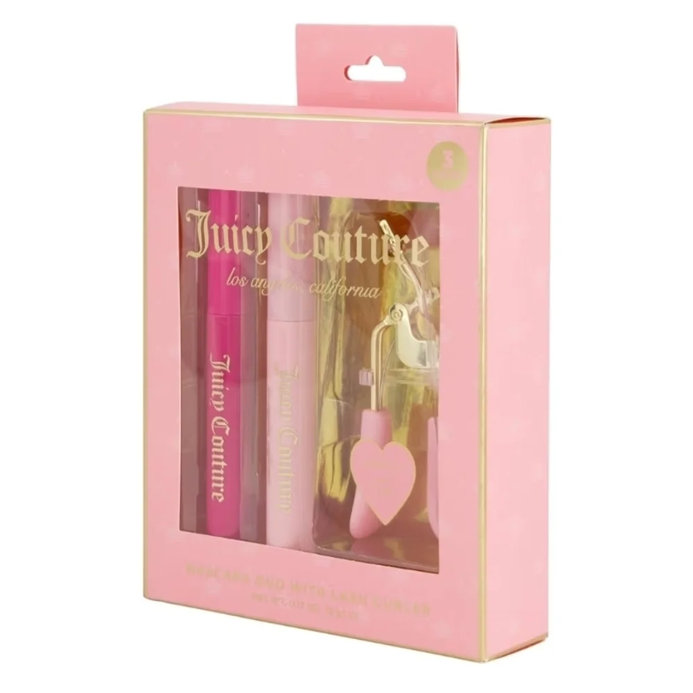 🩷🔹️Juicy Couture Mascara Duo And Lash Curler Intense Volume Luscious Lashes